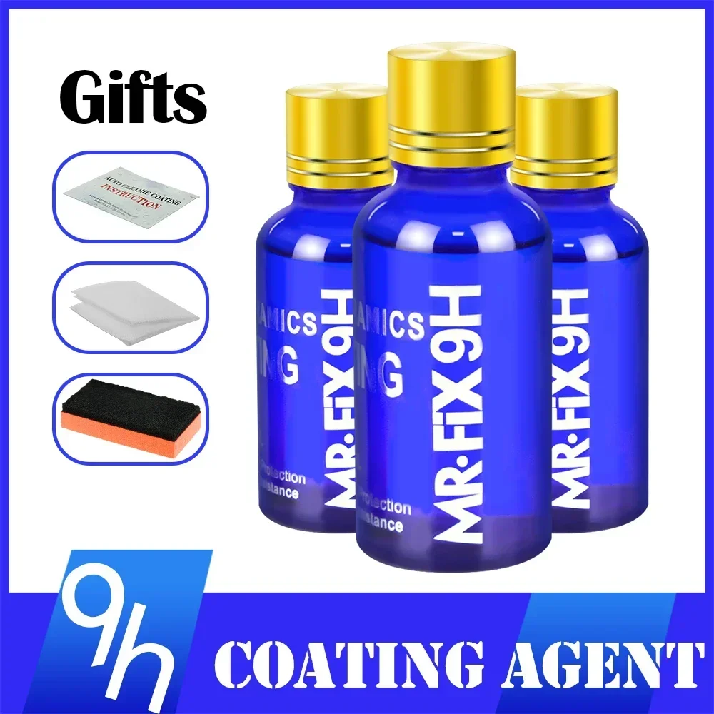 Nano Liquid Coating - 3 adet 9H araba sıvı seramik