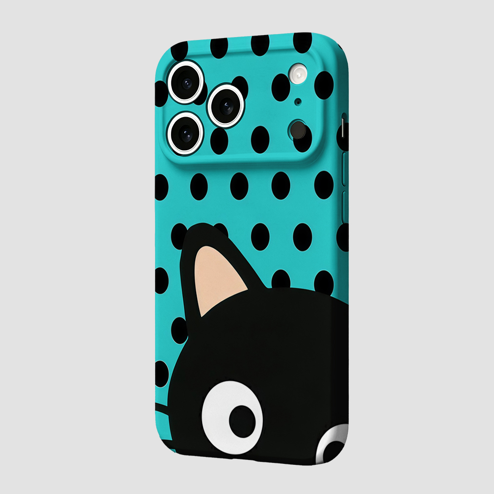Turkuaz Puantiyeli Kedi Desenl - Apple Iphone 15 Pro Max incelemesi ve fiyatı
